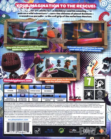 LittleBigPlanet 3 , Игра ,Playstation , PS4 PS5 , нова , налична, снимка 3 - Игри за PlayStation - 48320893
