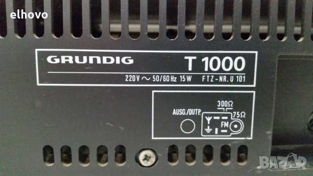 Стерео тунер Grundig T1000, снимка 5 - Ресийвъри, усилватели, смесителни пултове - 27545309