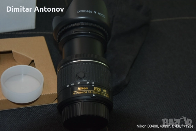 Продавам нов обектив Никон 18-55мм, снимка 5 - Обективи и филтри - 52007011