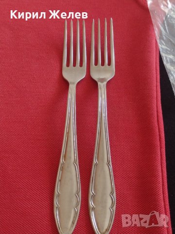 Две стари вилици с маркировка В, Търново сърп и чук за КОЛЕКЦИЯ ДЕКОРАЦИЯ БИТОВ КЪТ 33351