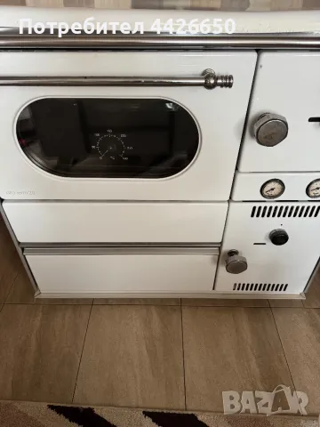 Готварска печка с водна риза и 4 радиатора, снимка 1