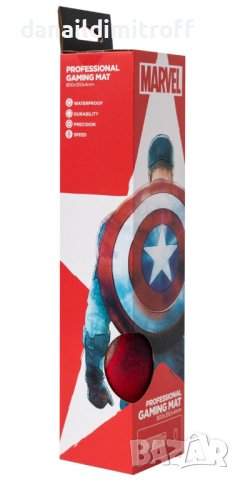 Гейминг подложка за мишка Captain America XL, снимка 4 - Клавиатури и мишки - 43804442