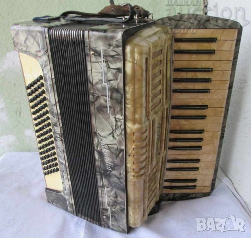 Piakordia стар акордеон, седеф, Пиакордия, акордеони, снимка 3 - Акордеони - 28876793