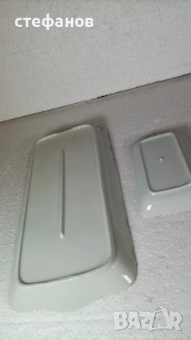 Комплектче за мезета, голяма и 5 малки, правоъгълни чинии, снимка 5 - Чинии - 52887697