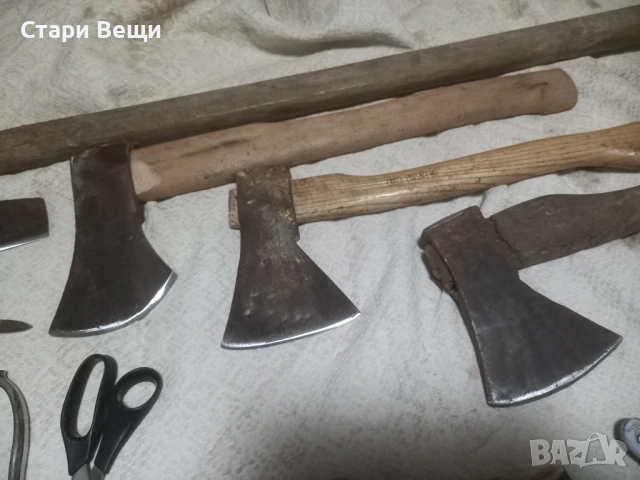 Стари ножове брадви ножици, снимка 2 - Ножове - 53529734