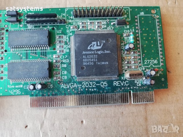 Видео карта Avance Logic ALG2032 REV.C 2MB PCI, снимка 6 - Видеокарти - 33303897