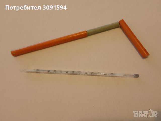 Универсален лабораторен термометър GDR, снимка 1 - Антикварни и старинни предмети - 43010963