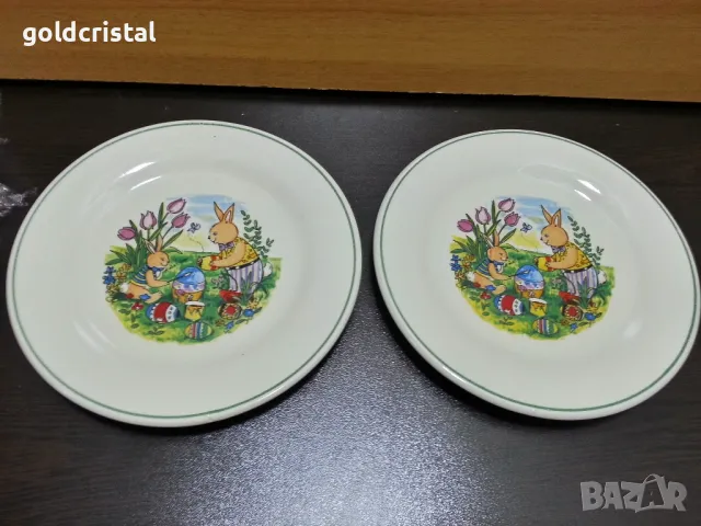 немски порцелан чинии детски комплект Великден 