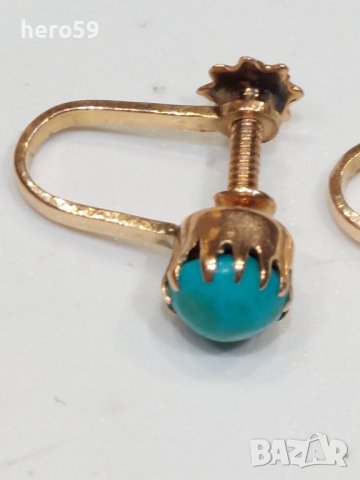 Златни обеци-три броя,злато 14 к., снимка 12 - Обеци - 43491202