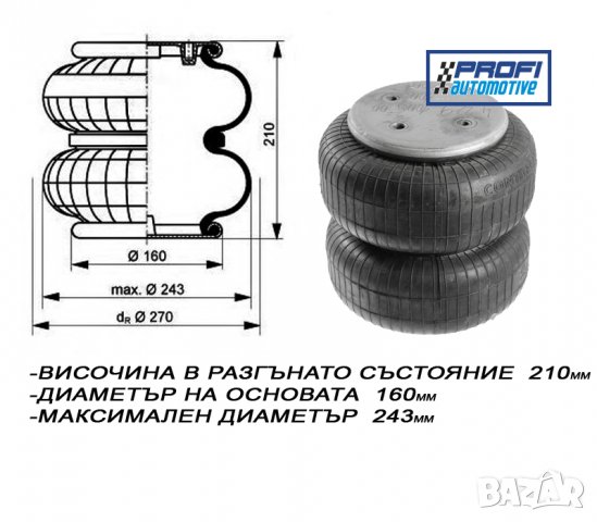 ВЪЗДУШНА ВЪЗГЛАВНИЦА ЗА БУС / БУСОВЕ, снимка 2 - Бусове и автобуси - 18046170