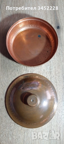 кутийка медна ретро за ценители , снимка 5 - Декорация за дома - 51627574