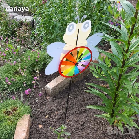 2895 Вятърна въртележка за градина или балкон Животинчета, снимка 6 - Градински мебели, декорация  - 36908236