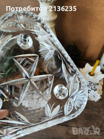 Кристална кипа, снимка 3 - Сервизи - 52632598