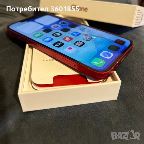 iPhone 13 128GB RED!, снимка 2 - Apple iPhone - 53250660