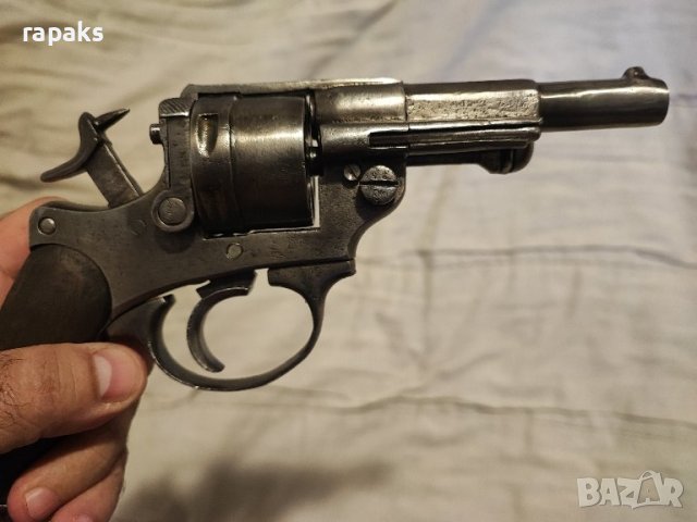 Револвер, Колекционерски пистолет с барабан. Френски чернобарутен пищов, пищак

, снимка 6 - Антикварни и старинни предмети - 44070913