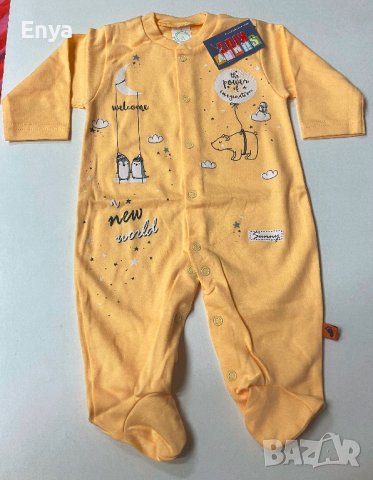 Бебешки гащеризони с дълъг ръкав в различни цветове - НОВИ !, снимка 4 - Бебешки гащеризони - 39962833