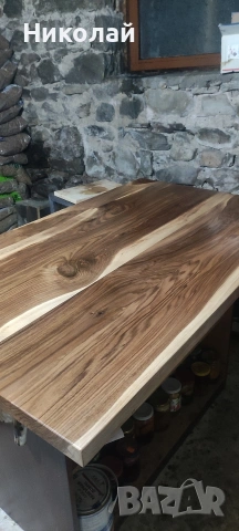 Маса от масив орех, снимка 2 - Маси - 53541669