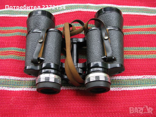 Метален бинокъл 8,5 х 40, снимка 2 - Антикварни и старинни предмети - 32209587
