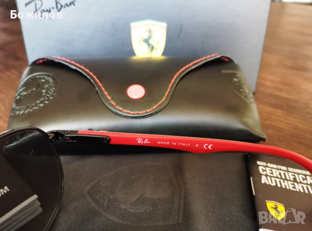 RAY-BAN Ferrari Слънчеви очила RB 8313-M F009/6G 100% UVA & UVB, снимка 5 - Мъжки - 44863389