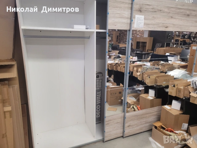 Продавам гардероб с плъзгащи врати 270х210х60 см, снимка 2 - Гардероби - 53207097