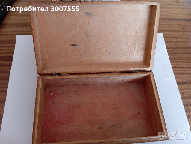 Старинна дървена кутия за бижута , снимка 2 - Антикварни и старинни предмети - 44078900