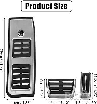 капачета за педали метални за Audi A4 B9 A5 автоматик, снимка 4 - Аксесоари и консумативи - 43231453