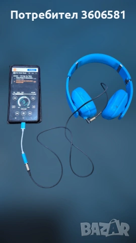 Аудио адаптер от Type-C към 3.5 мм жак AUX за iPhone,Samsung,  Huawei, Honor, Xiaomi, Redmi и други