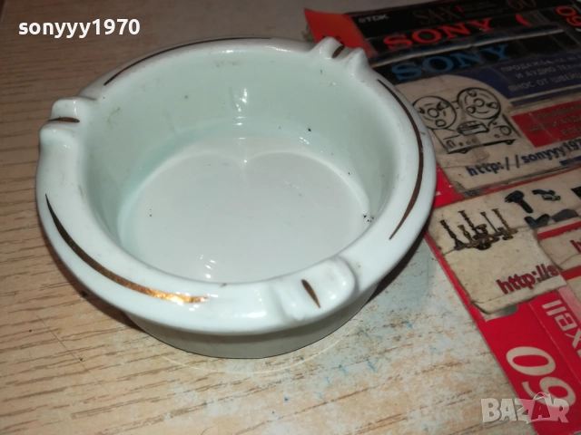 ПОРЦЕЛАНОВ ПЕПЕЛНИК ОТ СОЦА 3010251621, снимка 5 - Антикварни и старинни предмети - 52236884