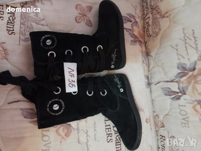 Дамски велурени ботуши, снимка 2 - Дамски ботуши - 53274611