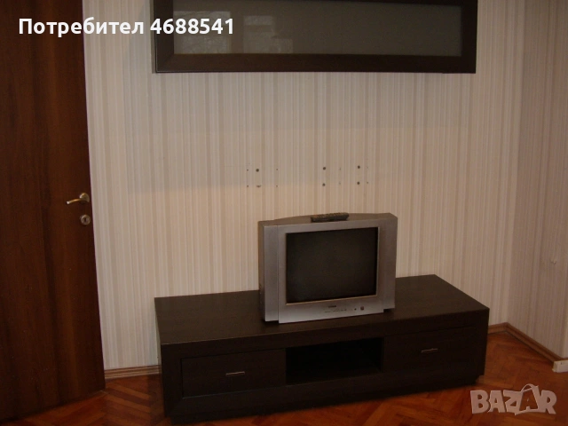 Комплект масивни мебели - цвят венге., снимка 3 - Шкафове - 53215787