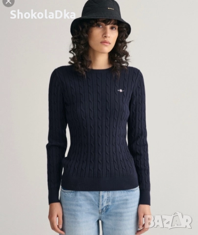 Пуловер Gant размер S, снимка 2 - Блузи с дълъг ръкав и пуловери - 52847386