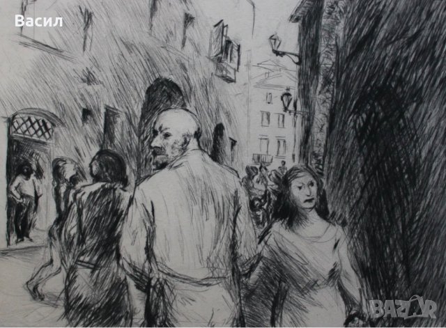 Офорт, снимка 4 - Картини - 42984779