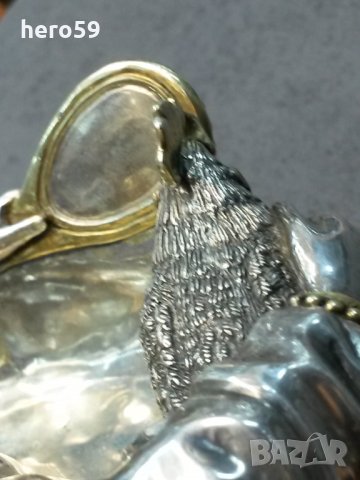 Уникална много рядка сребърна фигура Царска Русия 1888г./серебро 84 Овчинников, снимка 10 - Антикварни и старинни предмети - 27592827