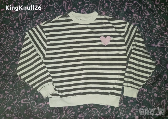 Блуза с дълъг ръкав Сърце 