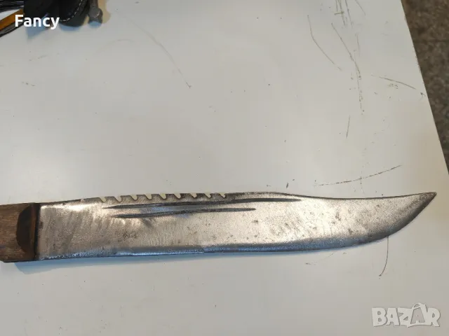 Стар голям нож 44 см, снимка 2 - Колекции - 47617002
