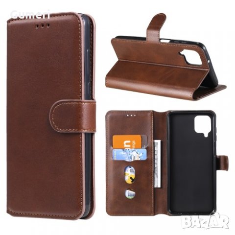 Samsung Galaxy A12 - Тефтер Стойка, снимка 12 - Калъфи, кейсове - 35278974