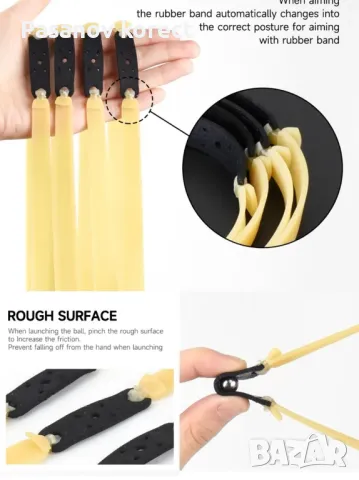 ластици за прашка (жилка разпинялка), снимка 4 - Бойно оръжие - 49881500