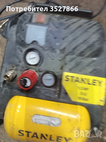 Безмаслен компресор Stanley 5 литра, снимка 2 - Други машини и части - 53484584