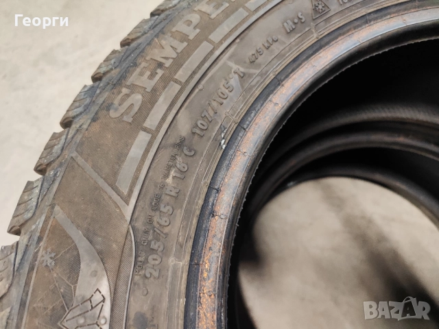 2бр.зимни гуми 205/65/16C Semperit, снимка 8 - Гуми и джанти - 52887919