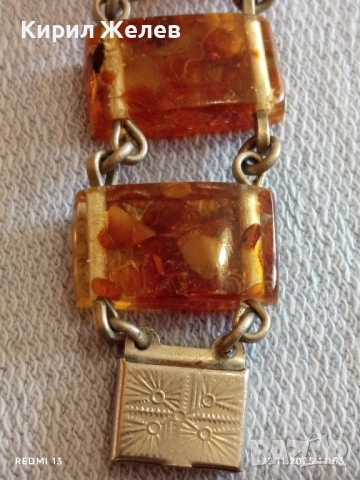 УНИКАЛНА ДАМСКА ГРИВНА БАЛТИЙСКИ КЕХЛИБАР МНОГО КРАСИВА 52294, снимка 4 - Гривни - 52501192