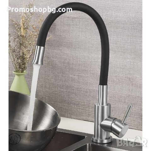 Кухненски смесител Ruhhy с Еластичен, въртящ се чучур, снимка 9 - Други - 43181329