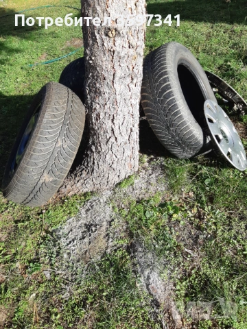 Голф 4 две джанти 15 ки с 3 зимни 195/65/15, Голф 3 джанти, Пасат 1998 Джанти, снимка 4 - Гуми и джанти - 53172701