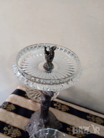 Фруктиера арт деко, снимка 9 - Антикварни и старинни предмети - 52532520