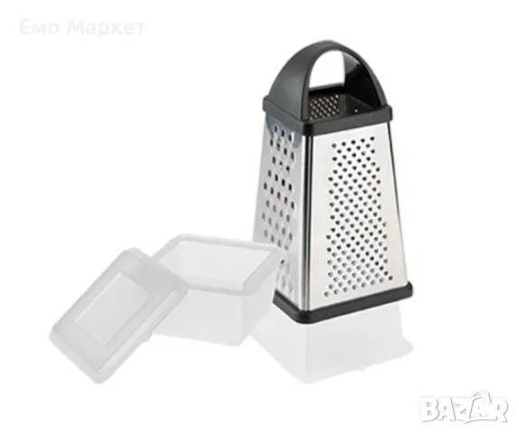 Ренде Bohmann BH 7772, 4 страни, 26см., с контейнер, неръжд. стомана, снимка 6 - Други - 49455813