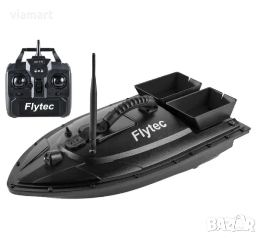 Радиоуправляема лодка за захранка Flytec 2011-5, Дистанционно управление, 200mAh батерия,