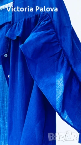 Блуза/риза от рами ( 56%) ZARA COLLECTION , снимка 6 - Ризи - 51045891