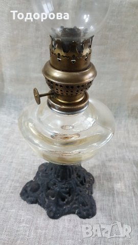 Старинна газена лампа, снимка 6 - Антикварни и старинни предмети - 26665910
