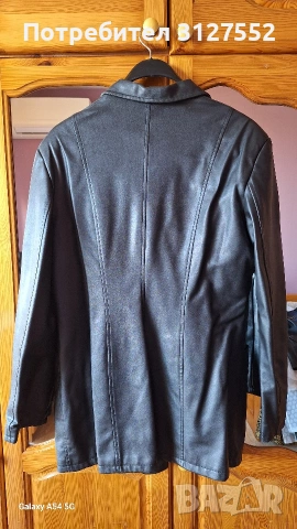 Кожено сако изкуствена кожа-еко, снимка 2 - Сака - 53090706