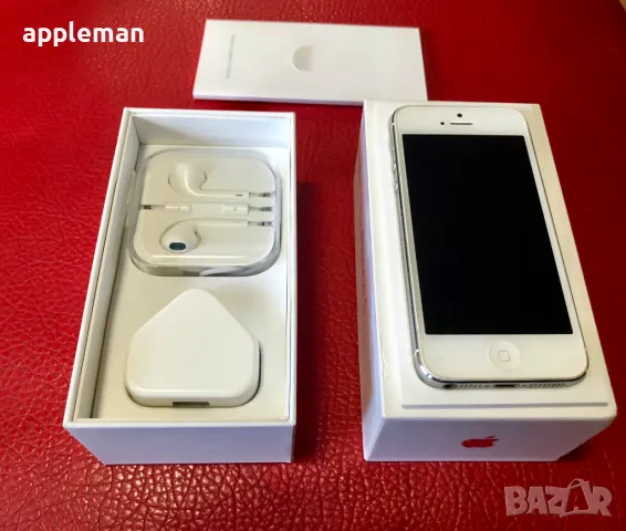 Apple iPhone 5 бял Фабрично отключен, снимка 3 - Apple iPhone - 48782196