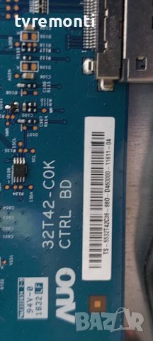 T-CON BOARD AU 32T42 C0K 32T42 COK CTRL BD for 32 inc DISPLAY for JVC LT-32VF52M, снимка 2 - Части и Платки - 38063423